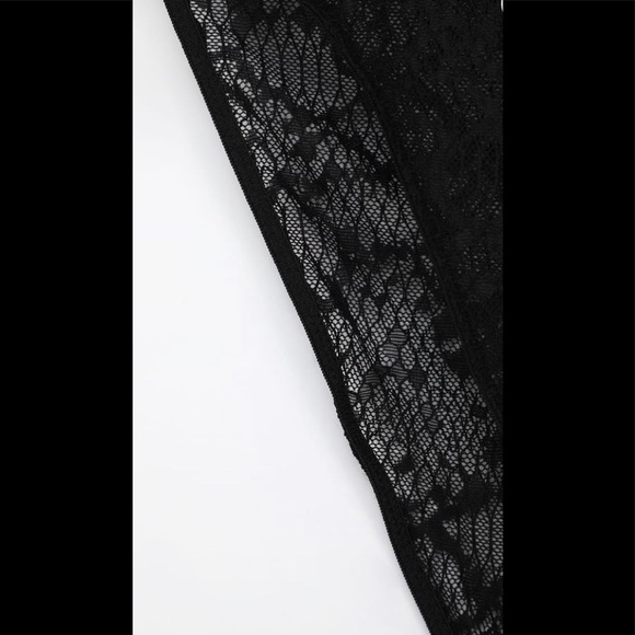 Free People Tameeka black lace panty size large - Picture 2 of 4